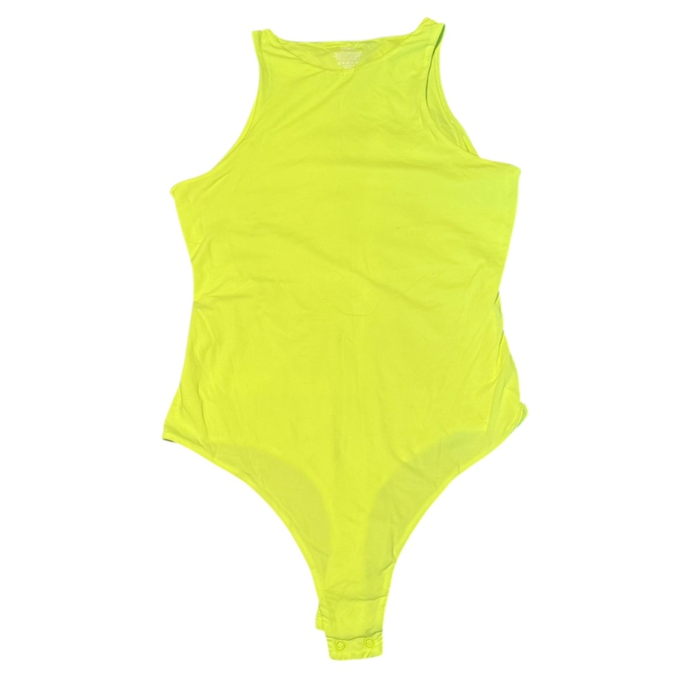 NWOT Skims Fits Everybody Neon Yellow Bodysuit - Picture 3 of 9